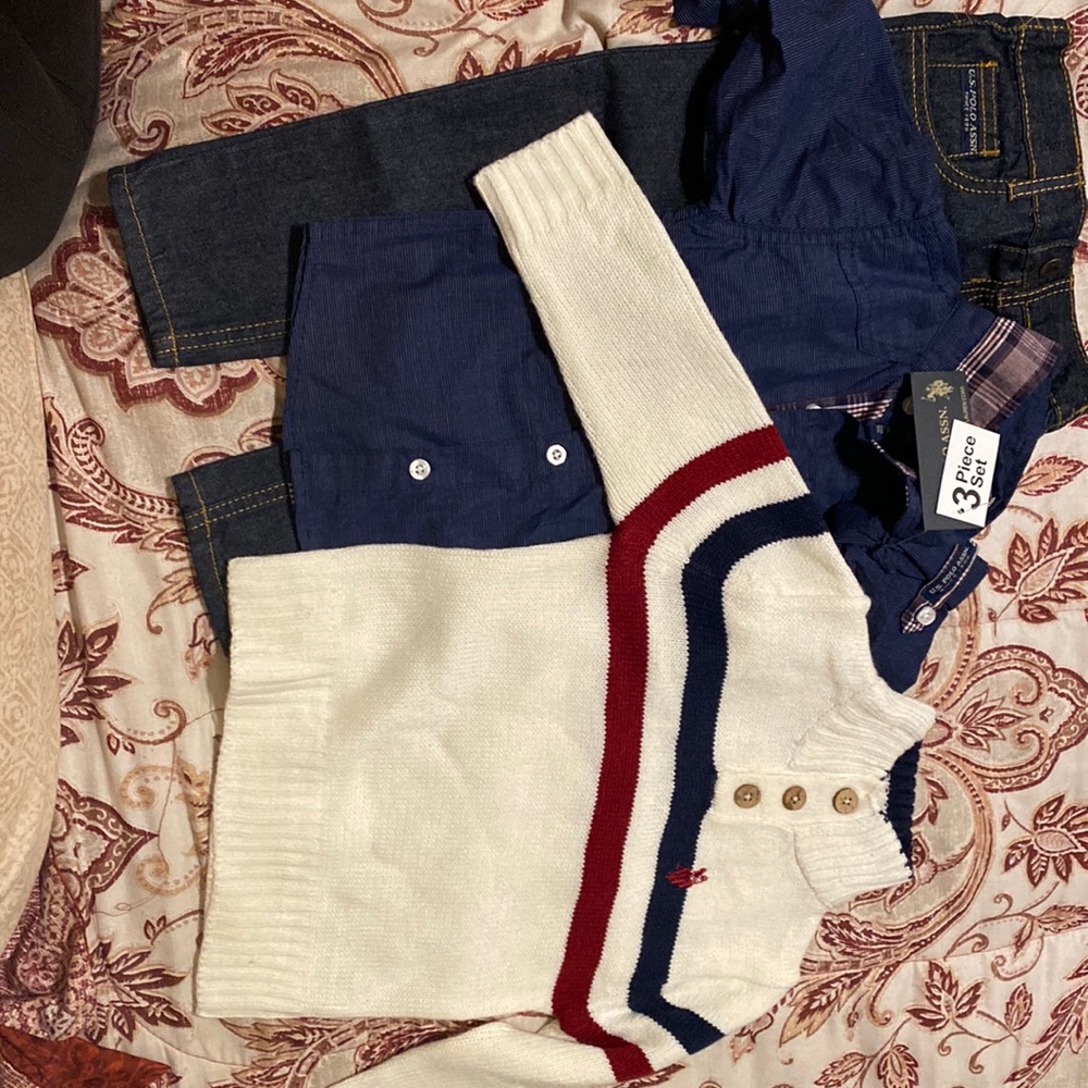 NWT. 3 piece set. 3T. U.S. Polo Assn.